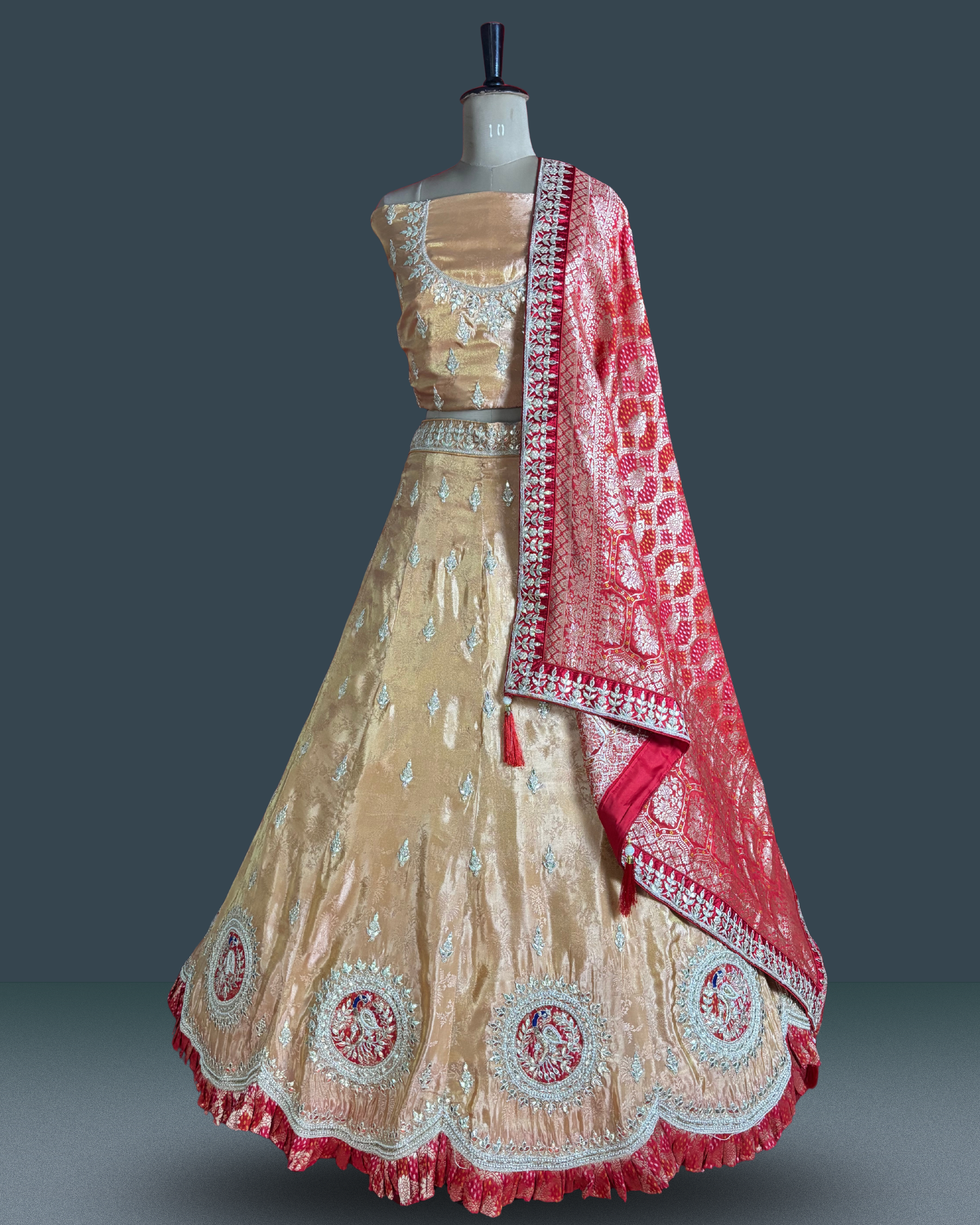 Regal Zari Medallion Silk