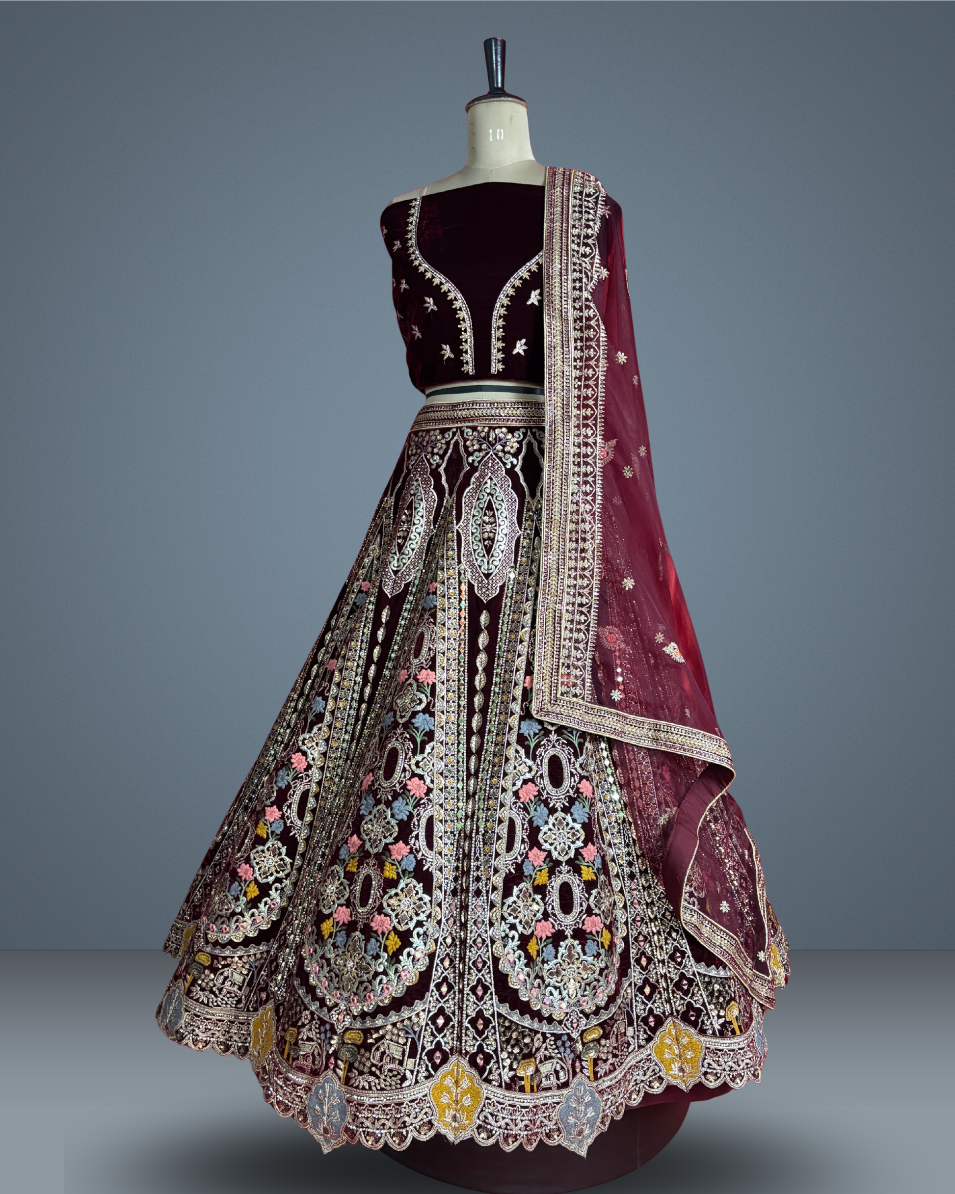 Regal Maroon Mirage