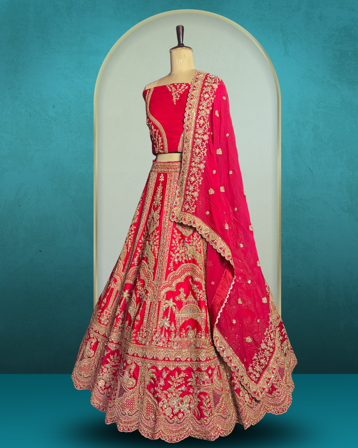 Jharokha Darbar Lehenga