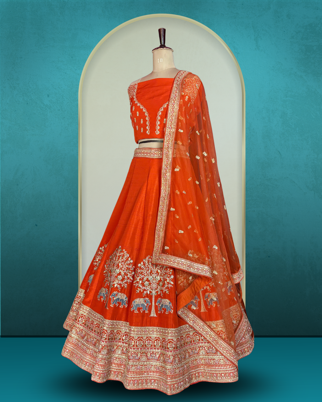 Jahanara Silk Lehenga