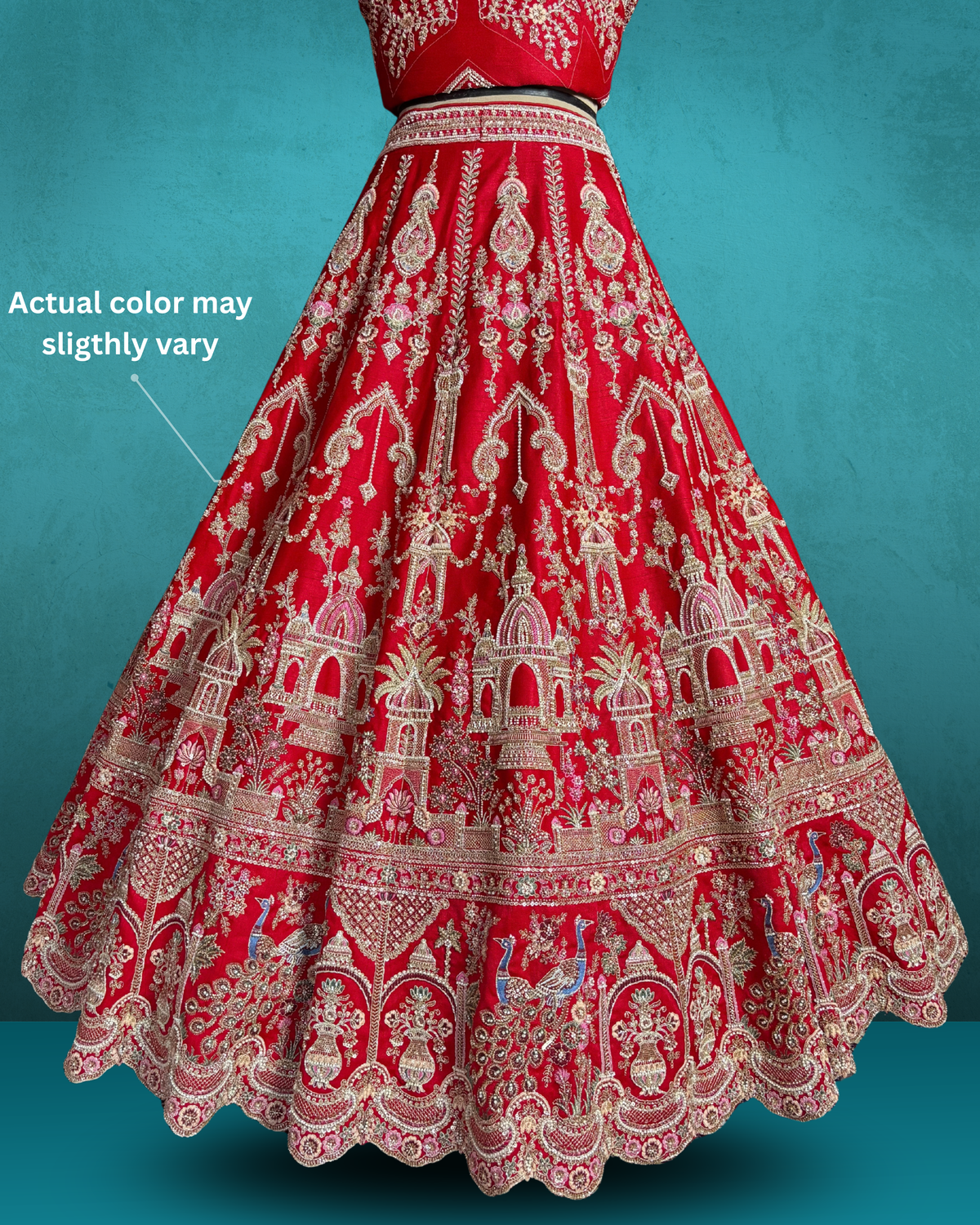 Jharokha Royale Silk Lehenga