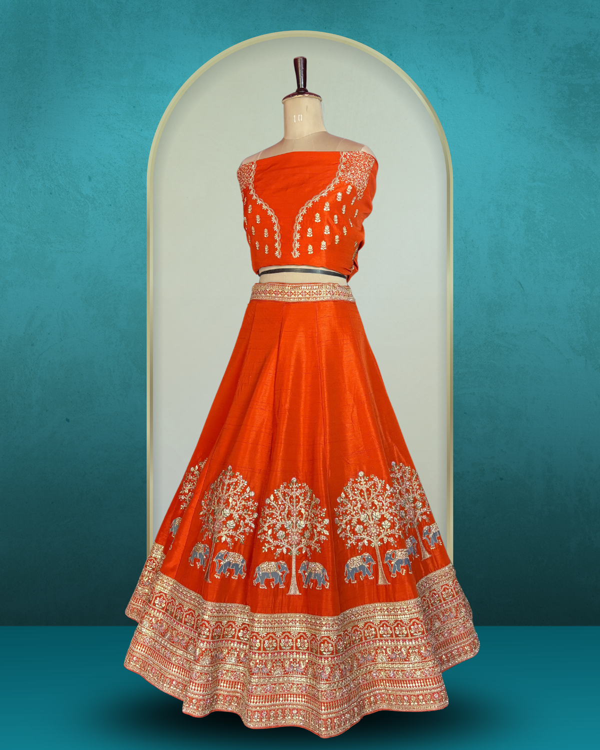 Jahanara Silk Lehenga