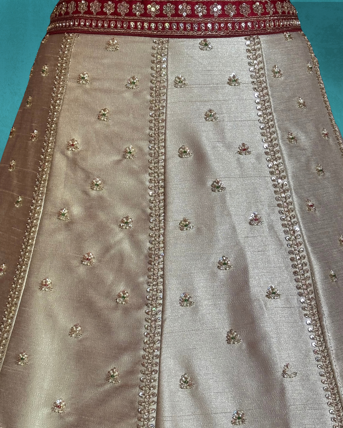Royal Peacock Heritage  silk Lehenga