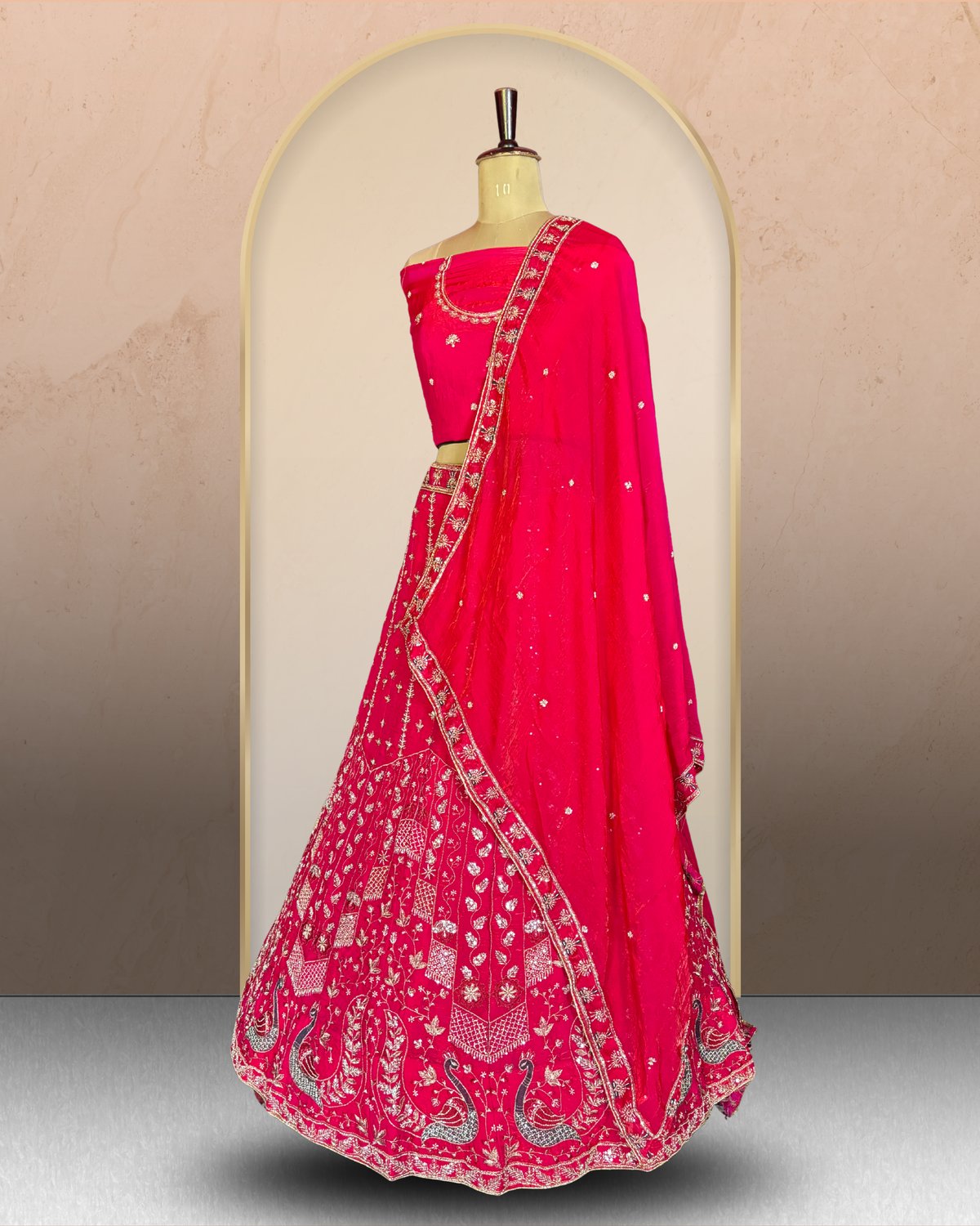 Peacock Blossom Lehenga