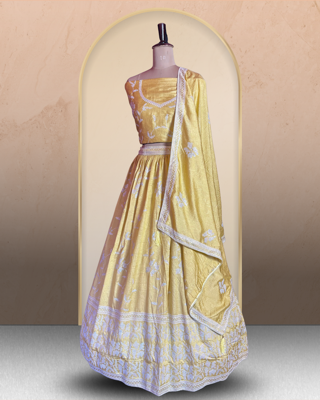 Mustard Bloom Lehenga
