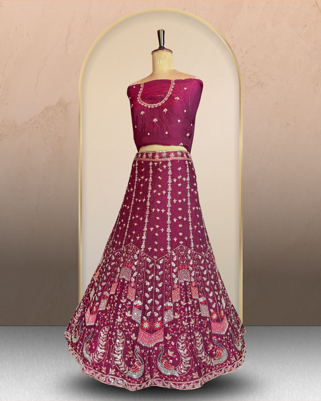 Peacock Blossom Lehenga