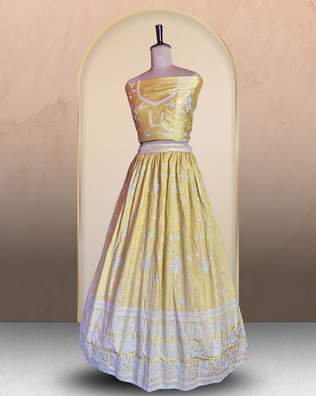 Mustard Bloom Lehenga