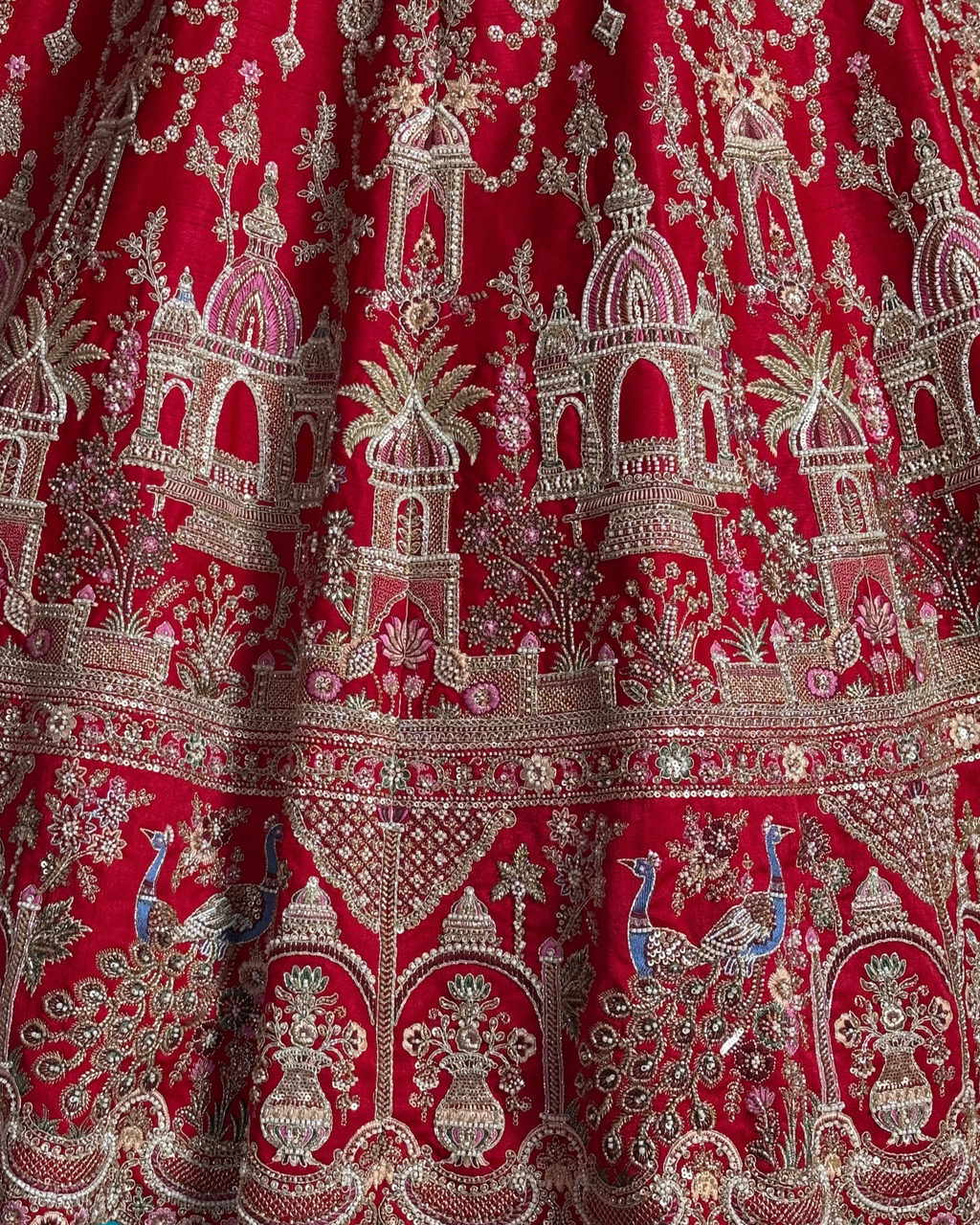 Jharokha Royale Silk Lehenga