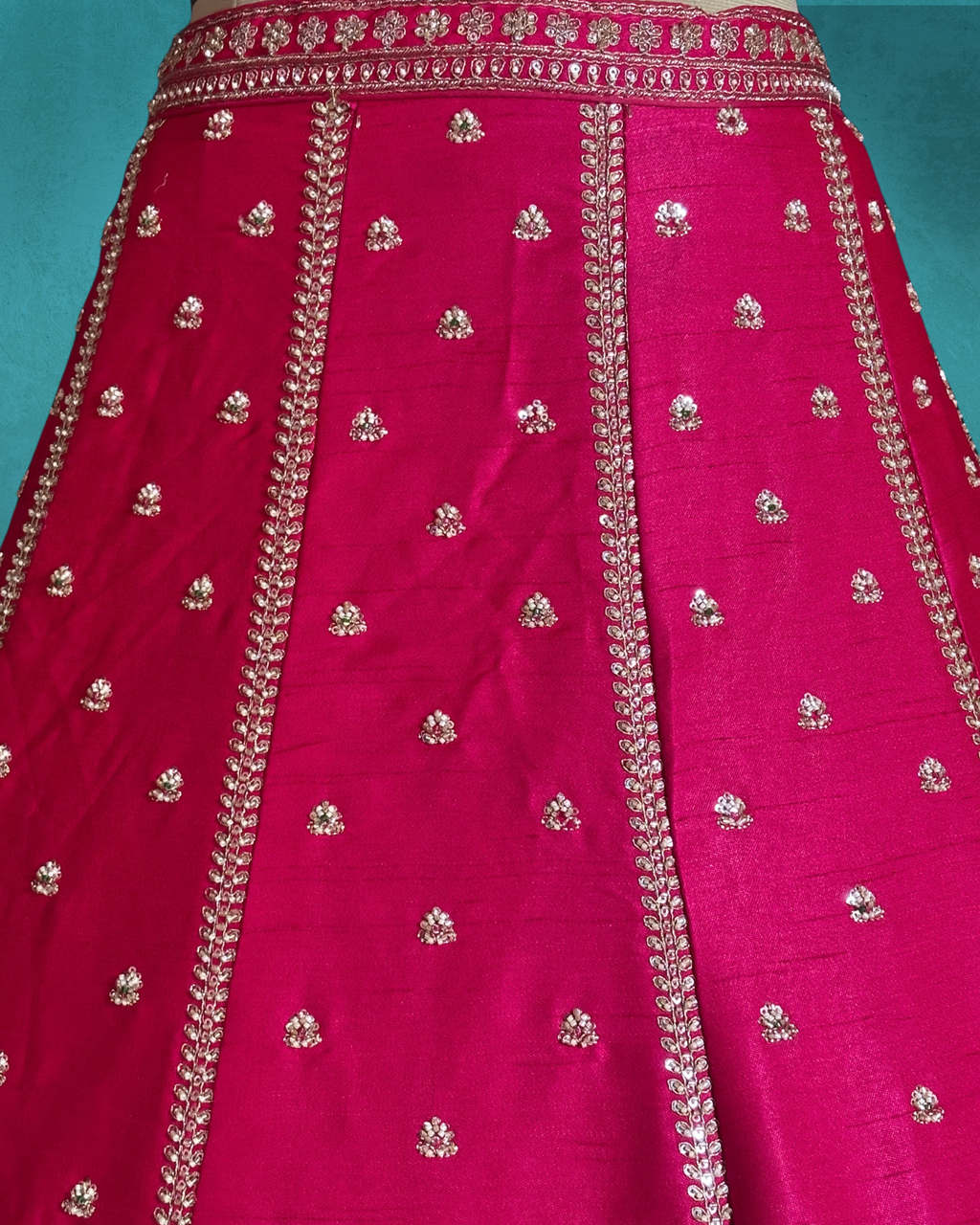 Royal Peacock Heritage  silk Lehenga