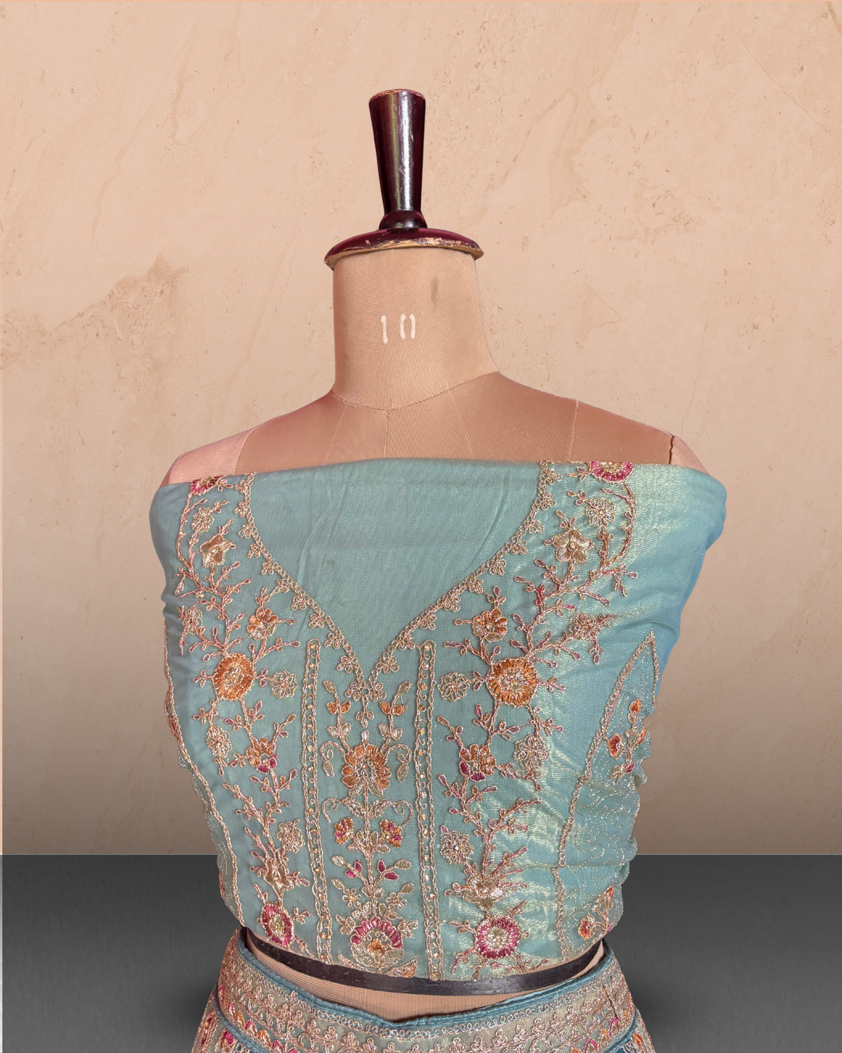 Meher Multi color lengha