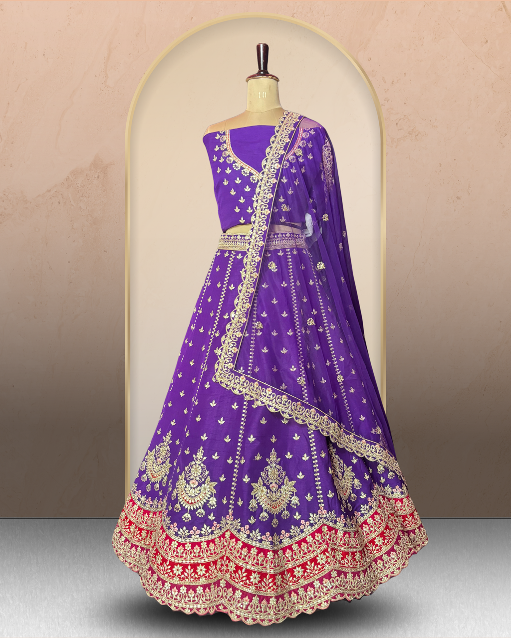 Shahi Gulbadan Lehenga