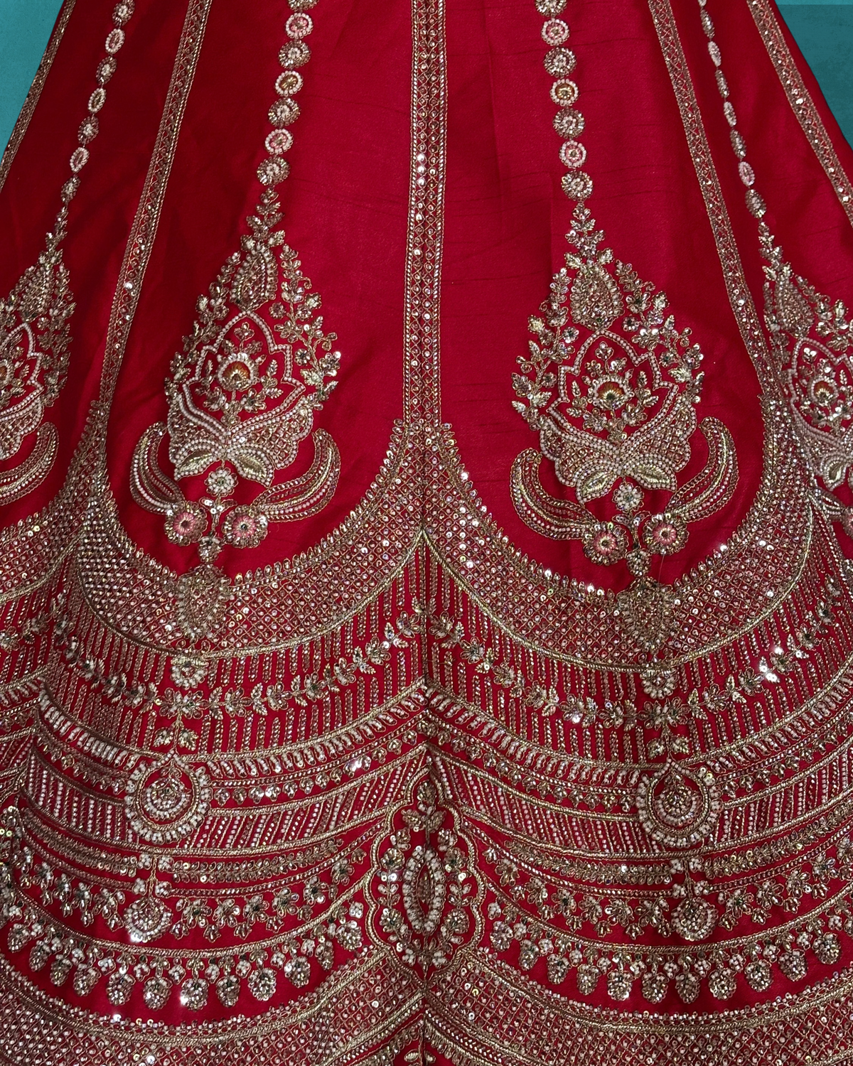 Regal Scallop Silk Lehenga