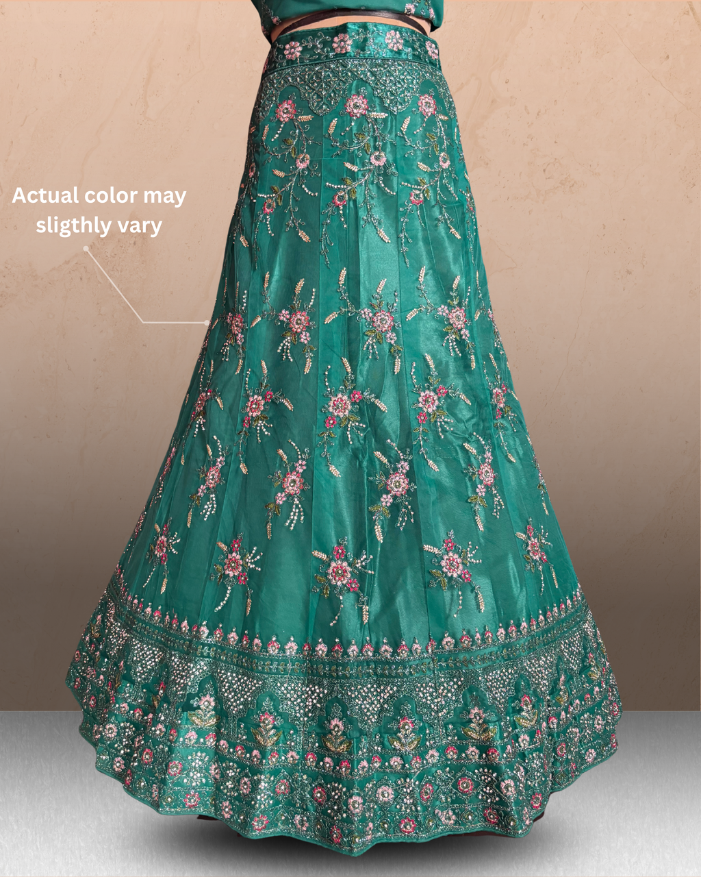 Floral Bloom Embroidered Lehenga