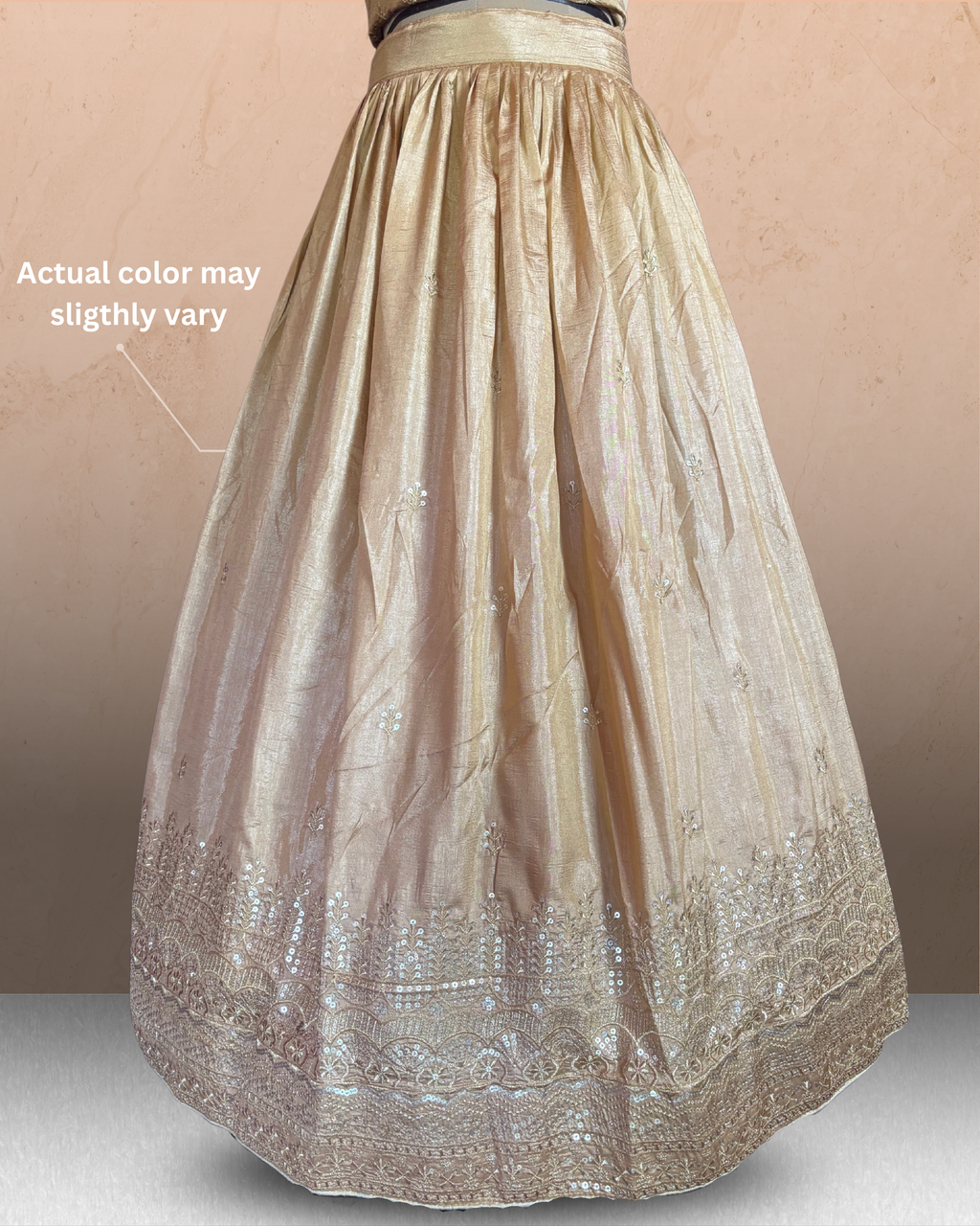 Delicate Floral Embroidered Lehenga