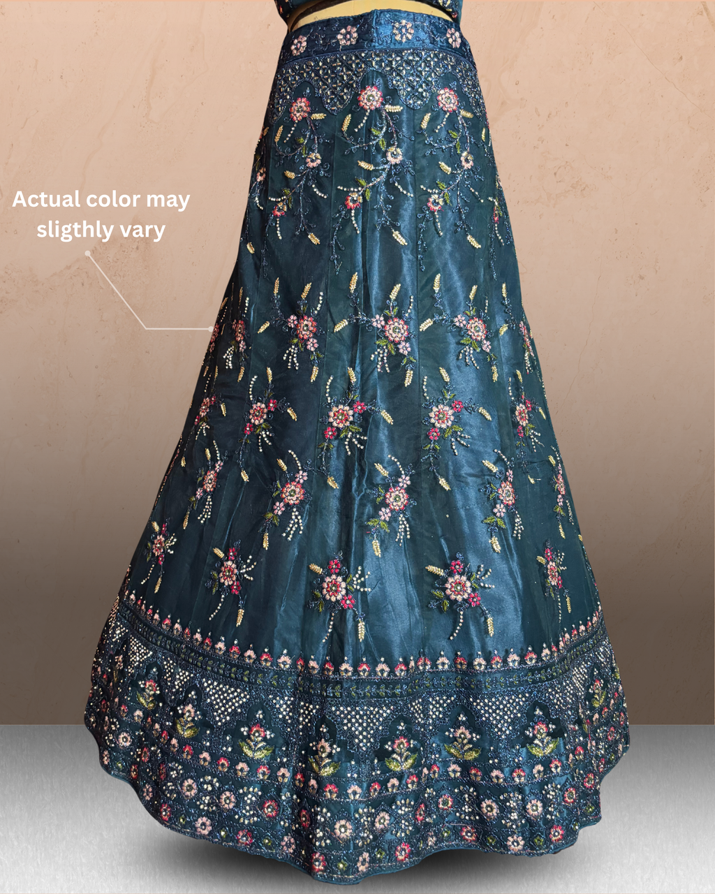 Floral Bloom Embroidered Lehenga