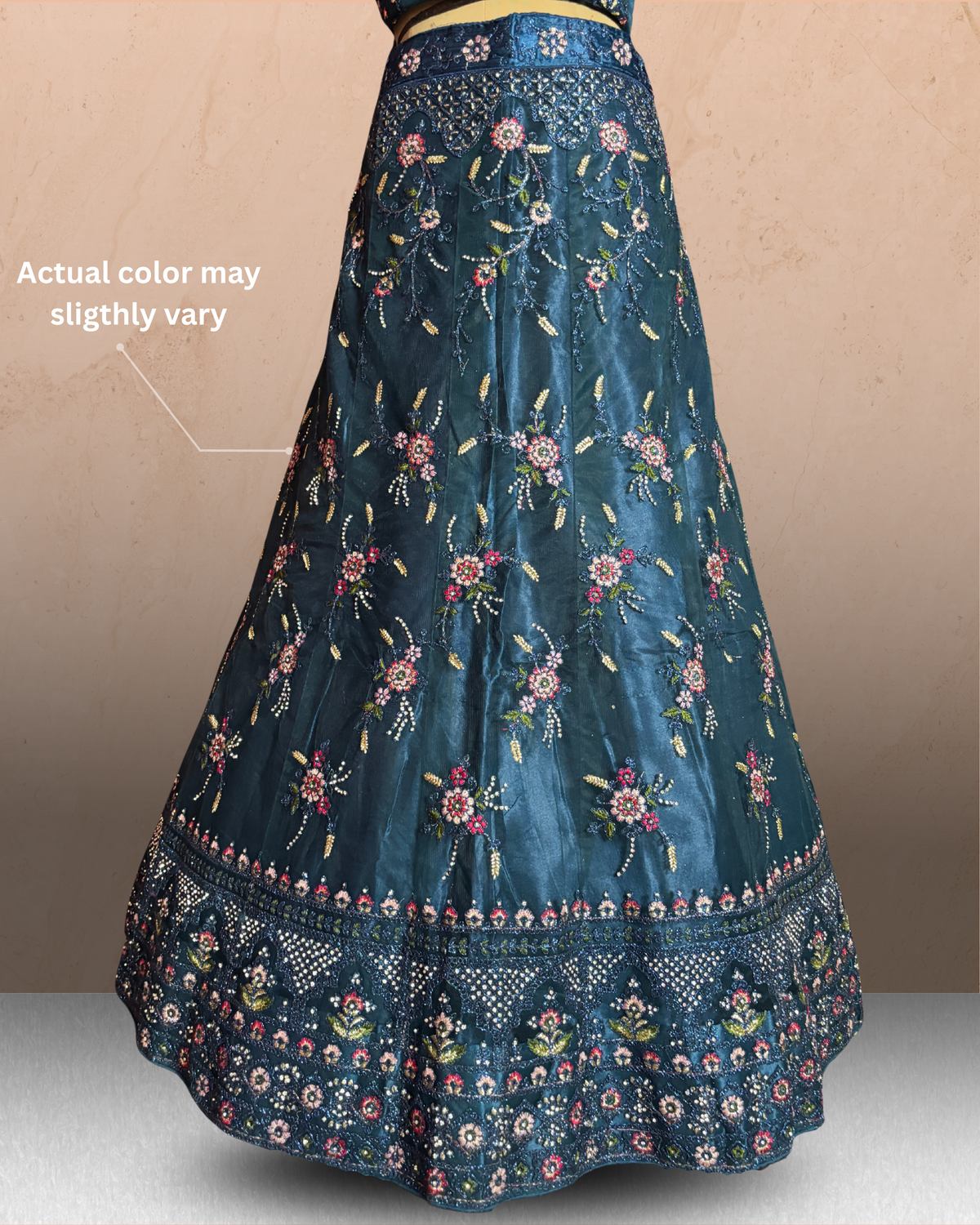 Floral Bloom Embroidered Lehenga