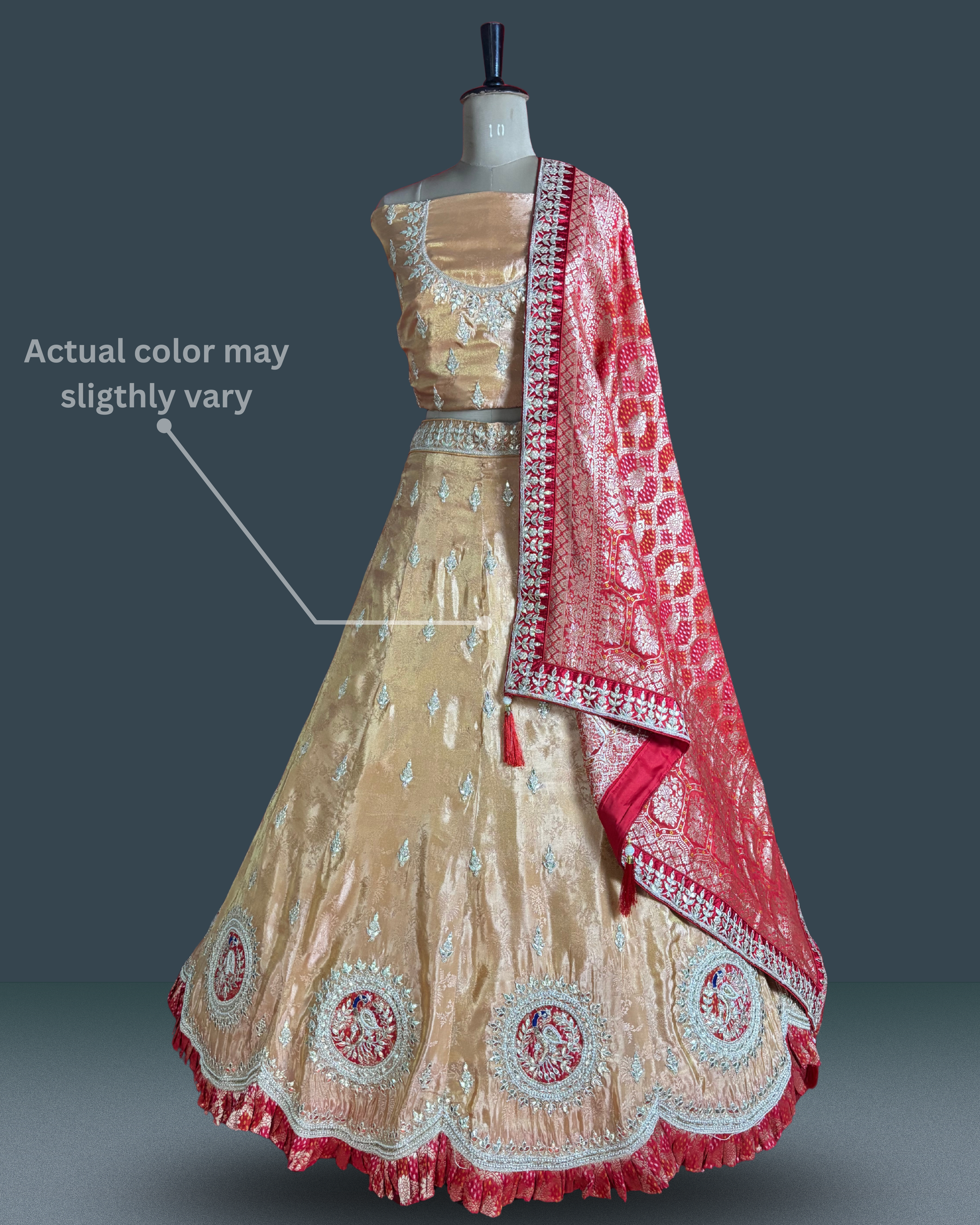 Regal Zari Medallion Silk