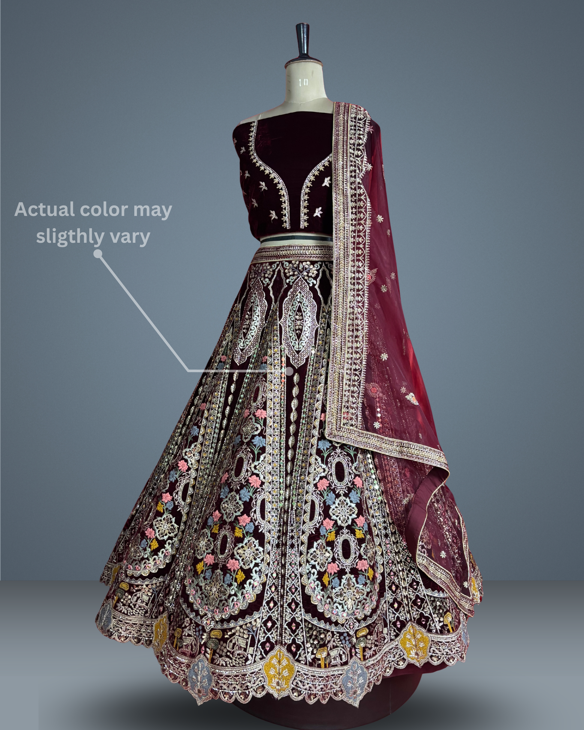 Regal Maroon Mirage