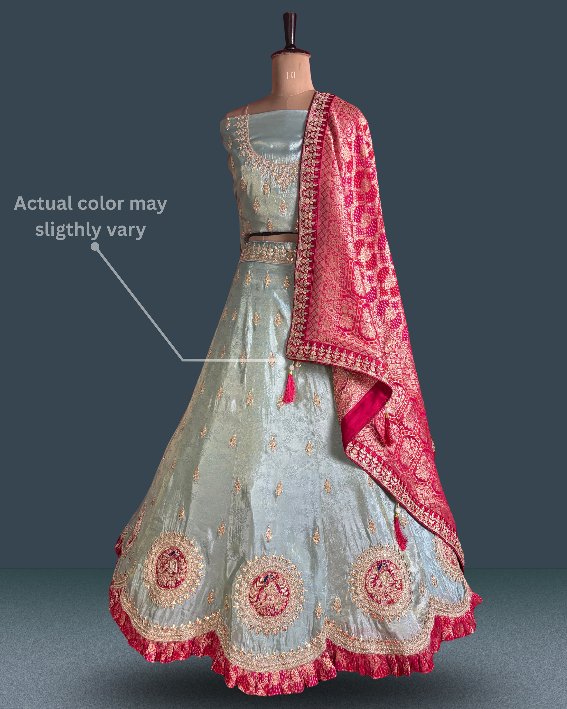 Regal Zari Medallion Silk