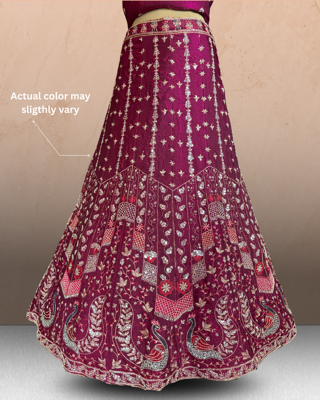 Peacock Blossom Lehenga