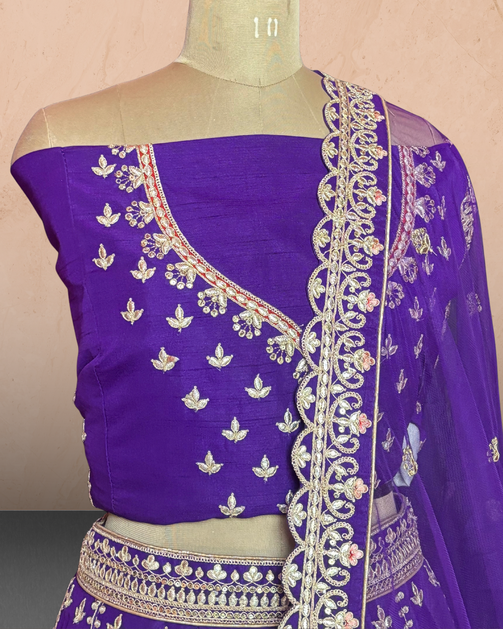 Shahi Gulbadan Lehenga