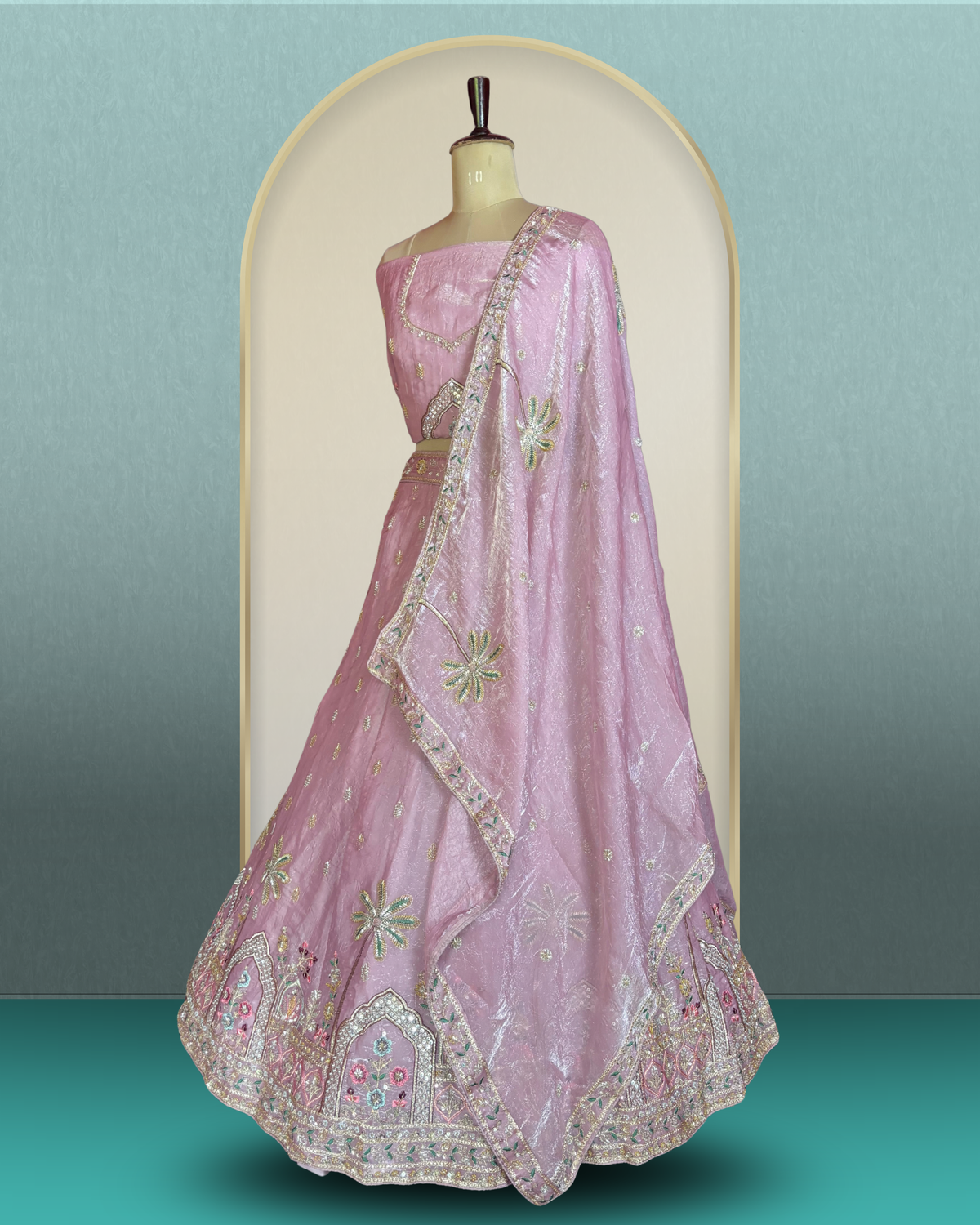 Jharokha Garden Lehenga