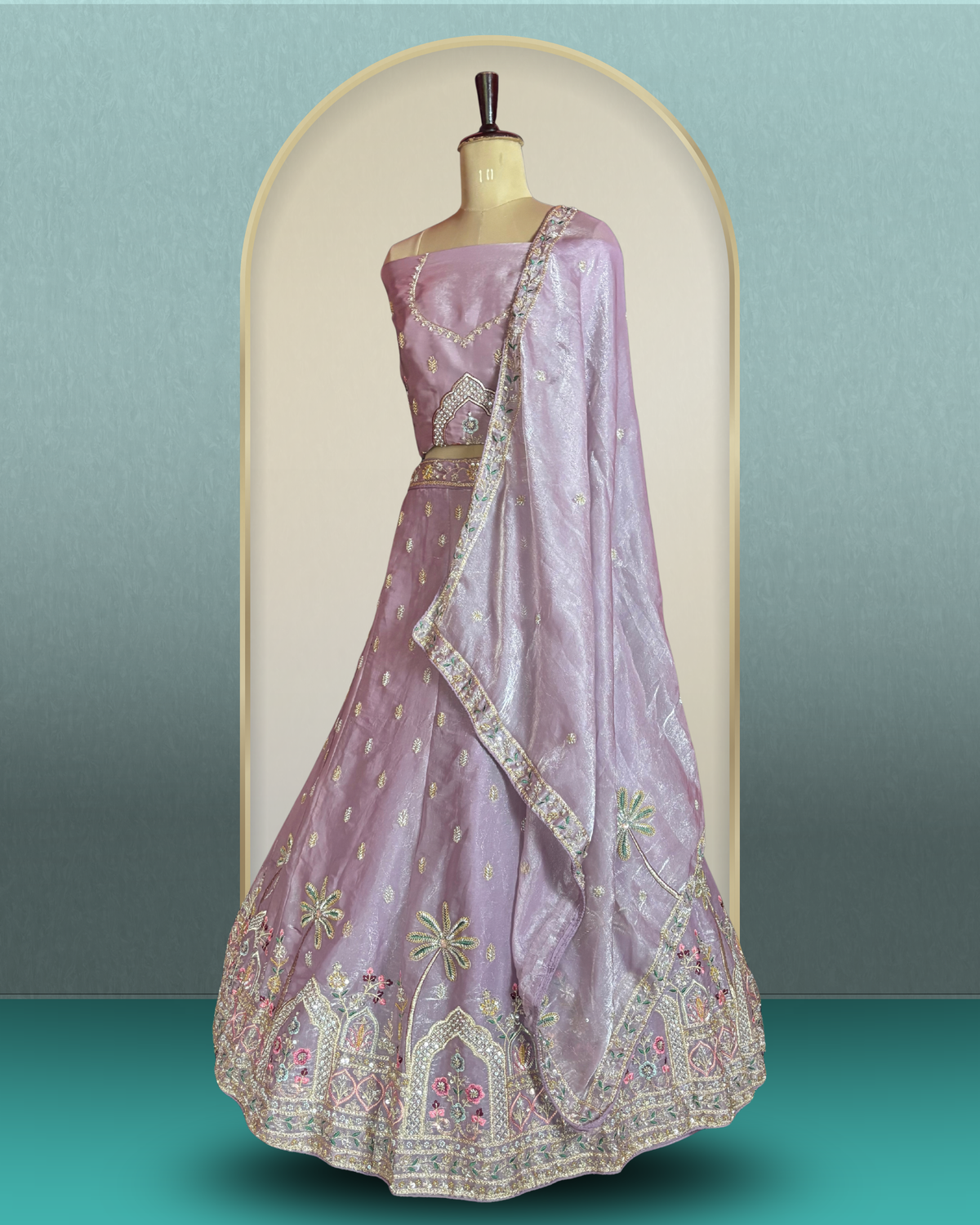 Jharokha Garden Lehenga