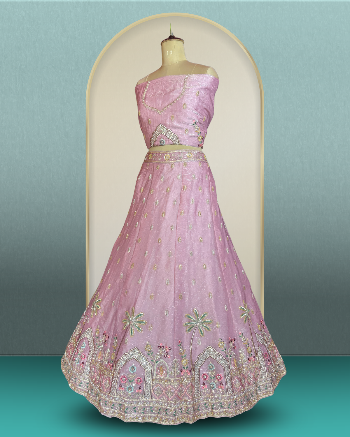 Jharokha Garden Lehenga