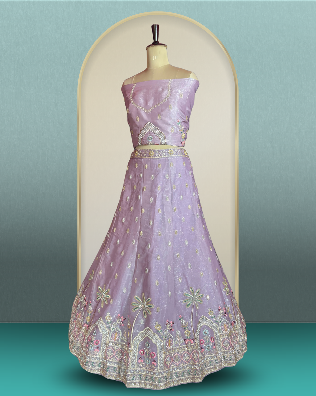 Jharokha Garden Lehenga