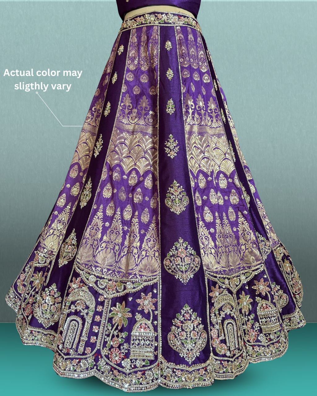 Jharokha Heritage Silk Lehenga