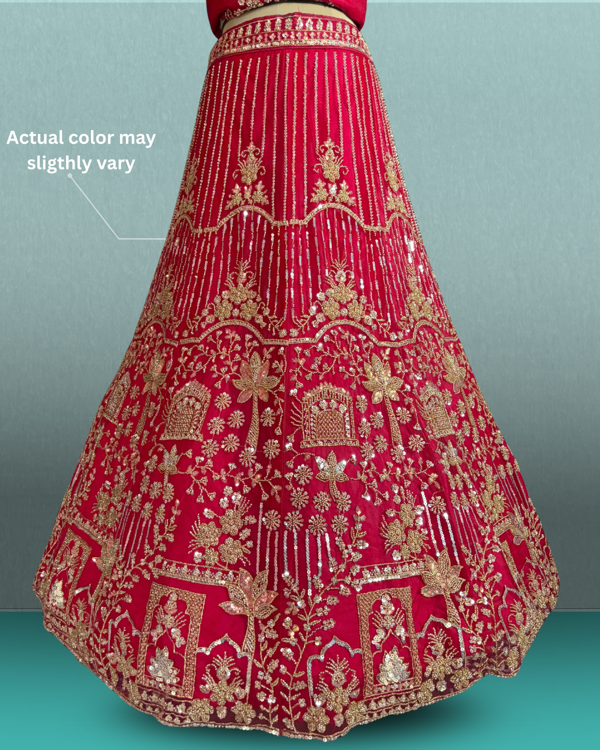 Gulbahar Beaded Net Lehenga