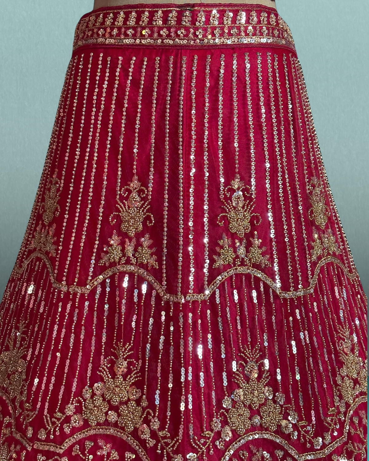 Gulbahar Beaded Net Lehenga