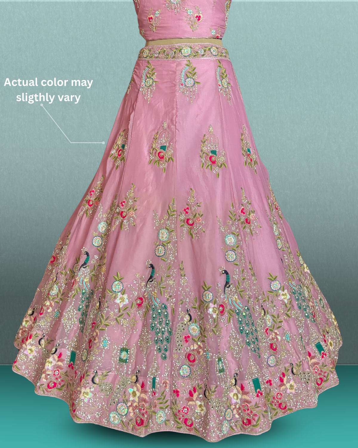 Peacock Garden Lehenga
