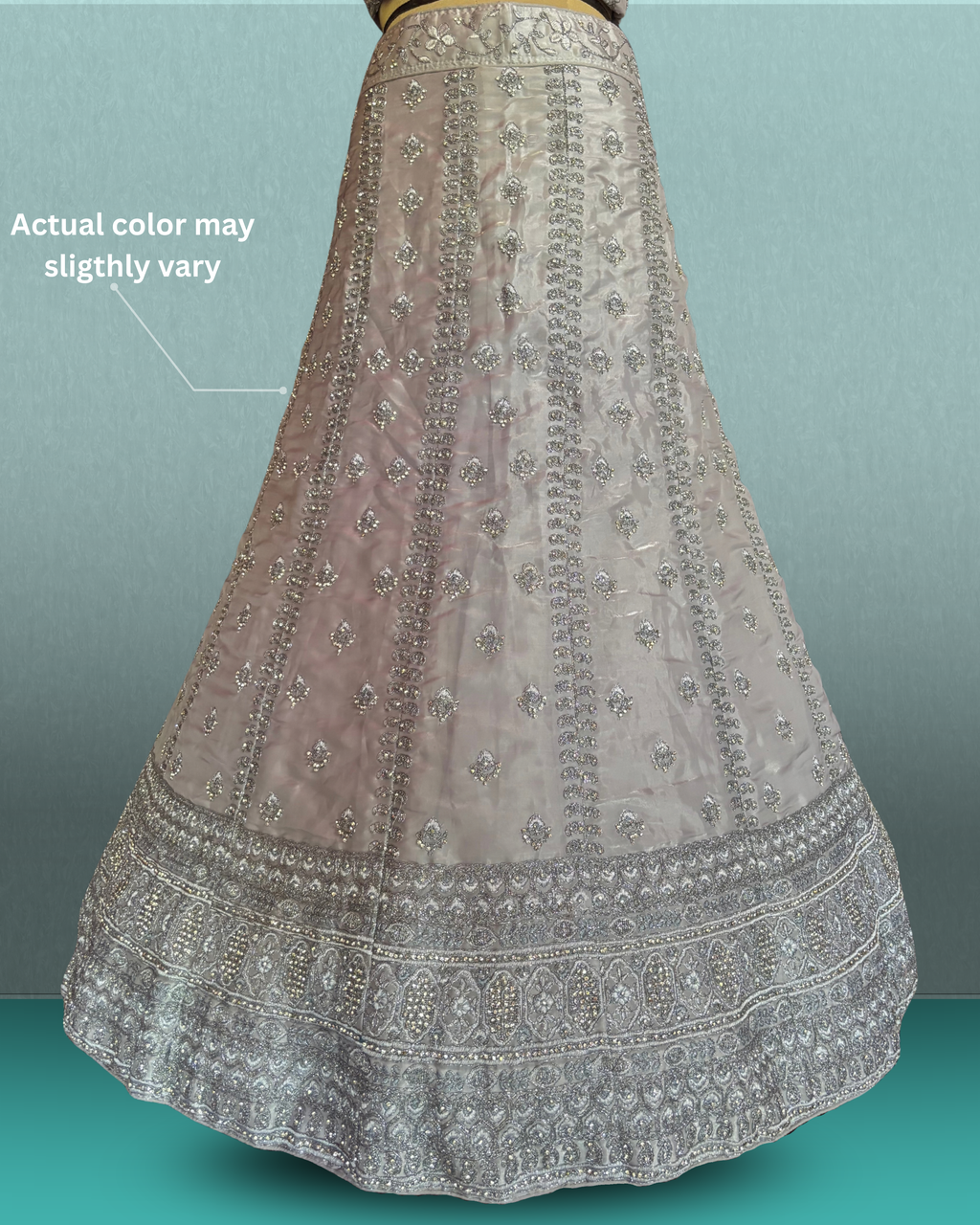 Celestial Diamond Border Lehenga