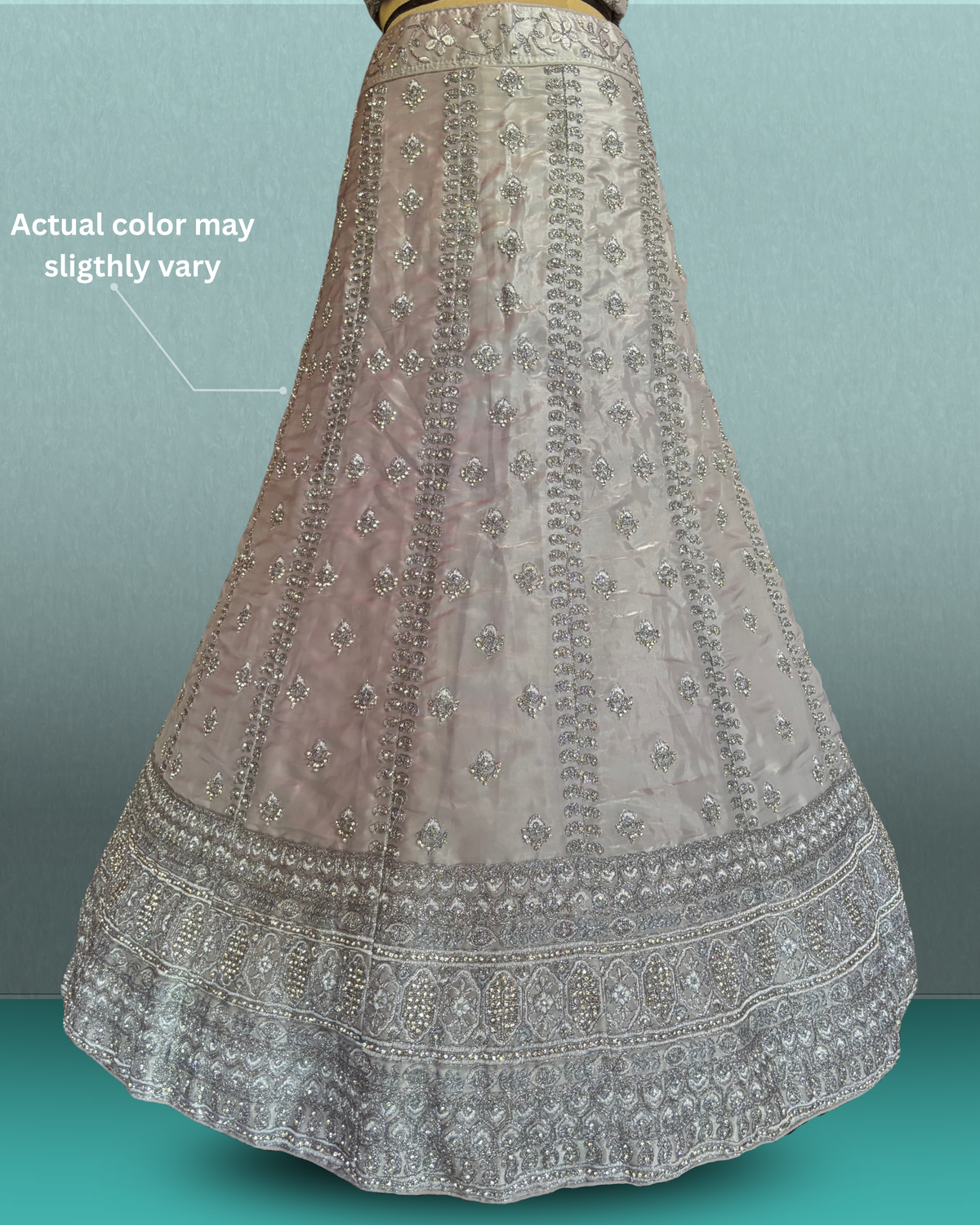Celestial Diamond Border Lehenga