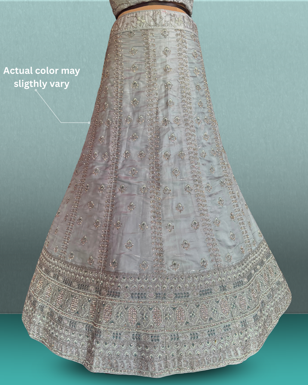 Celestial Diamond Border Lehenga