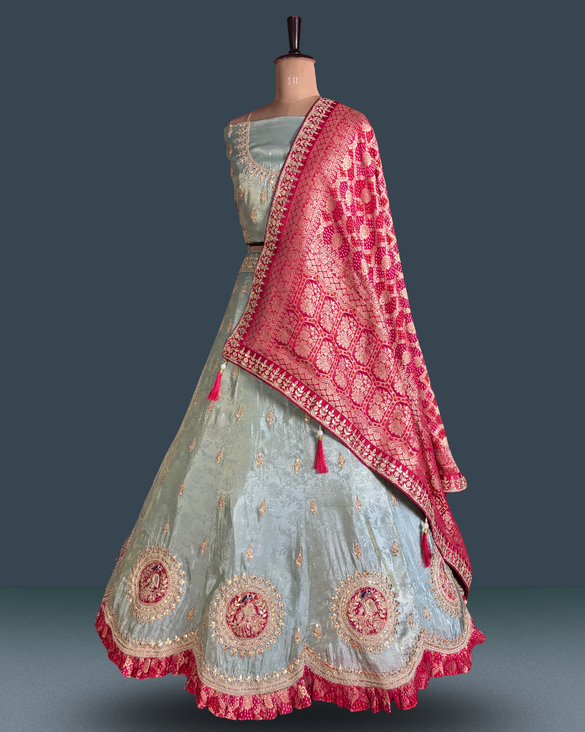 Regal Zari Medallion Silk