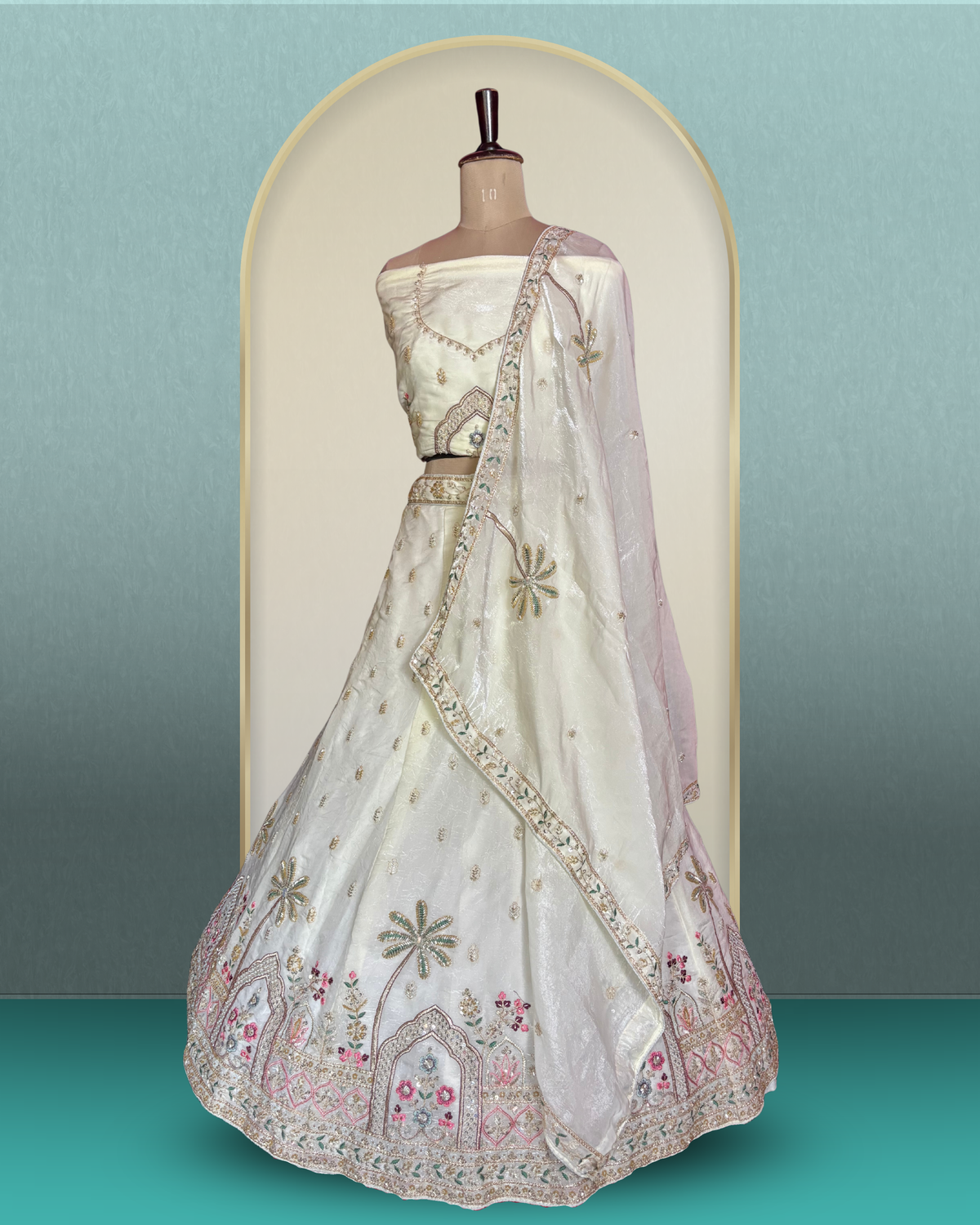 Jharokha Garden Lehenga