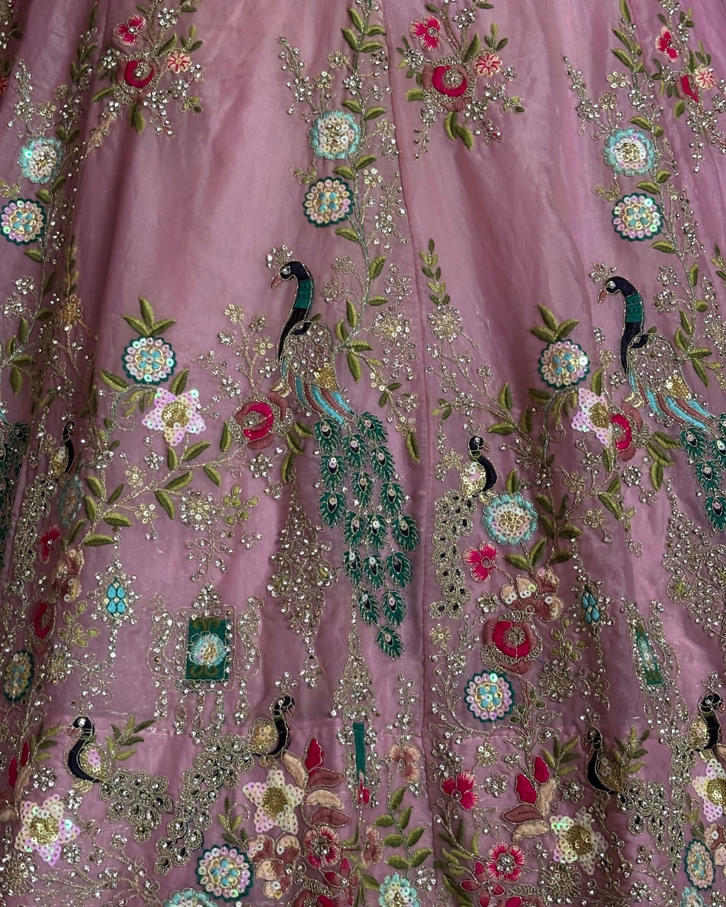 Peacock Garden Lehenga