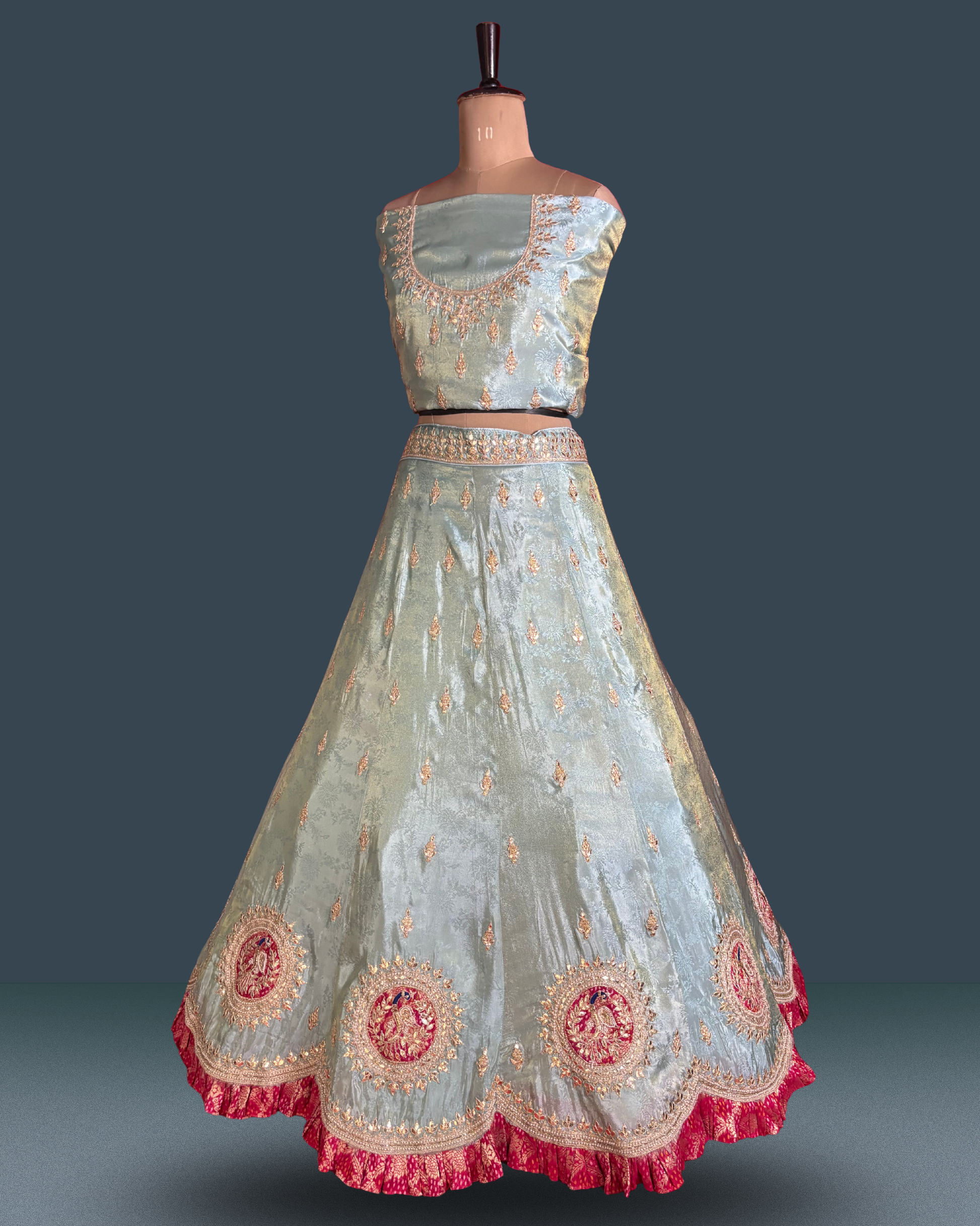 Regal Zari Medallion Silk