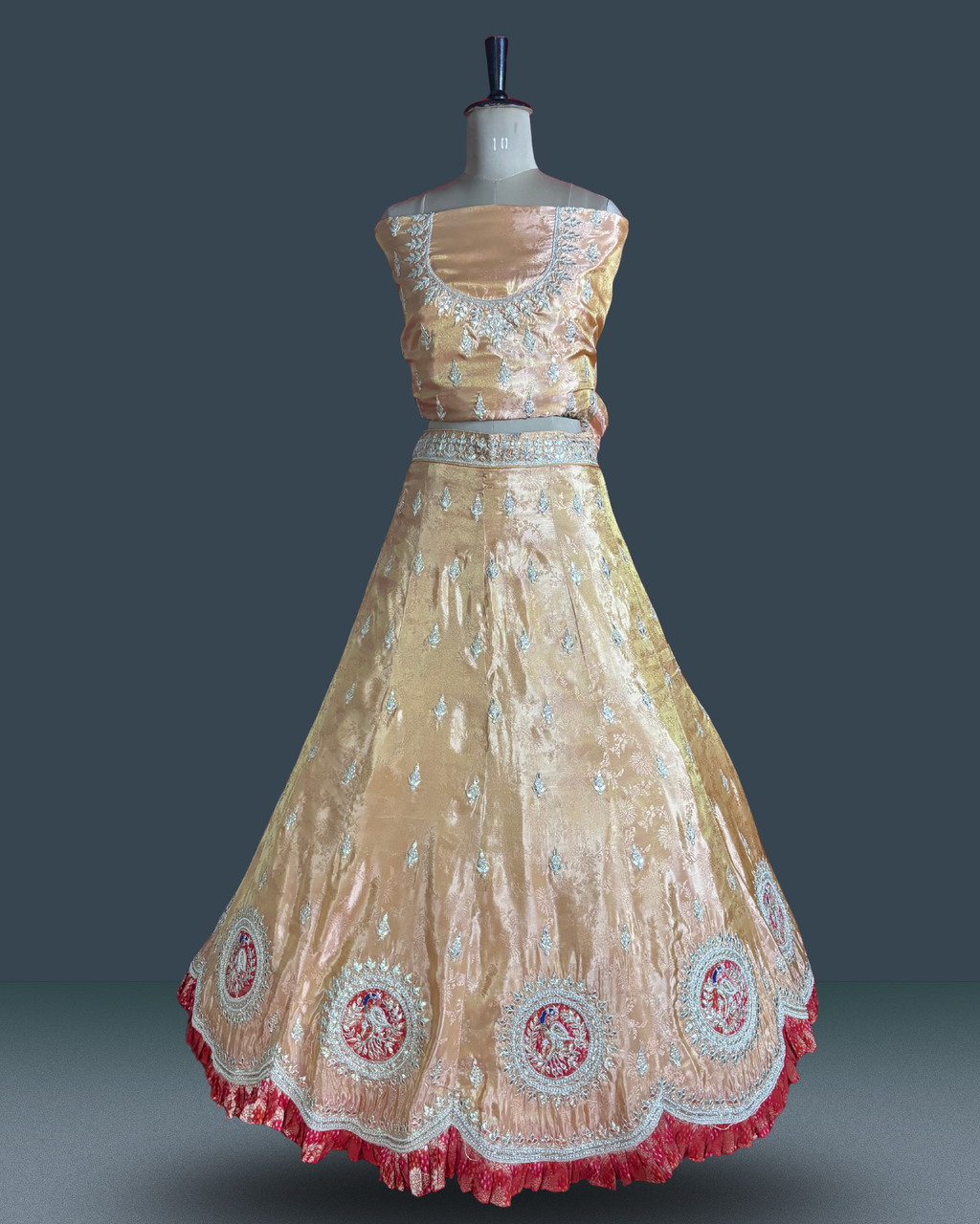 Regal Zari Medallion Silk