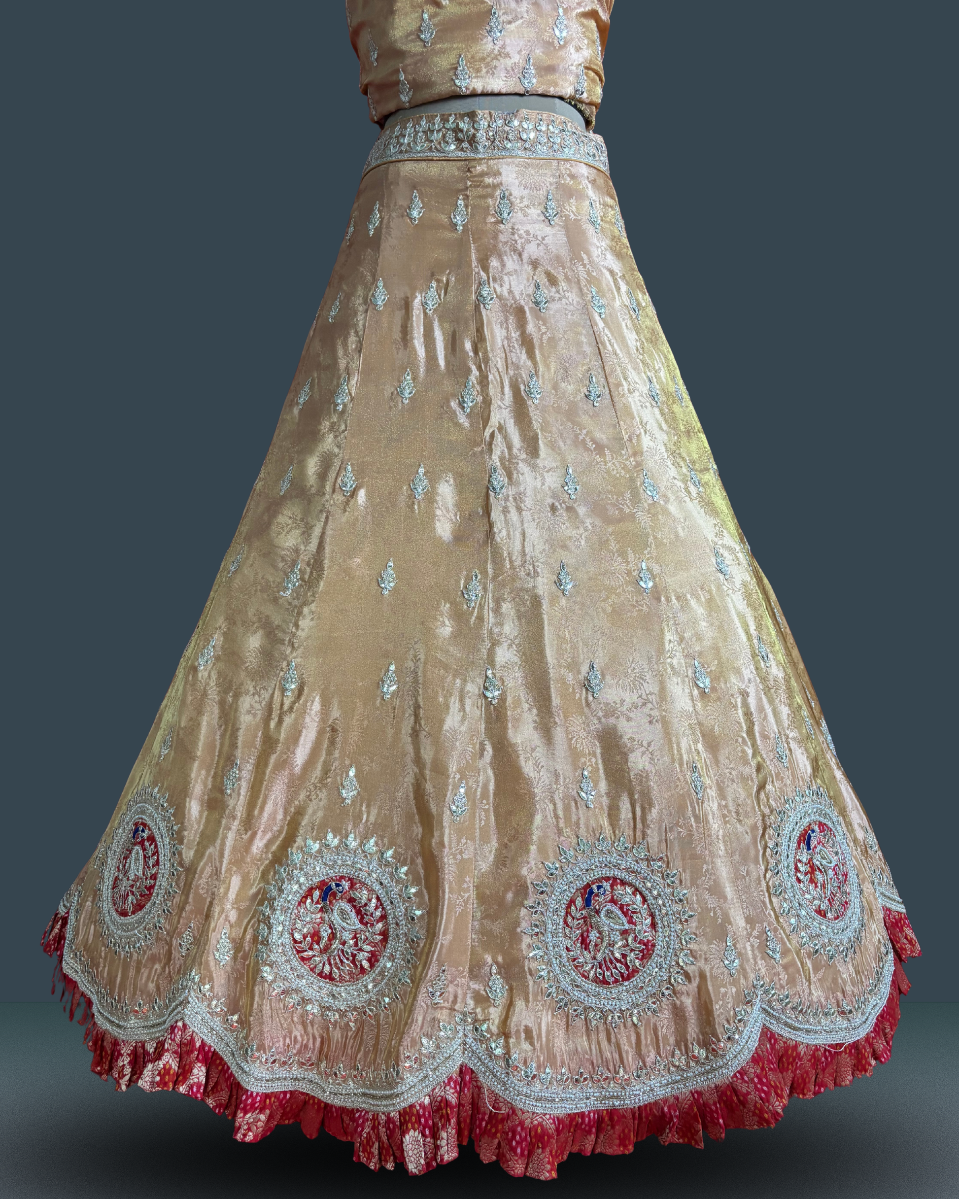 Regal Zari Medallion Silk