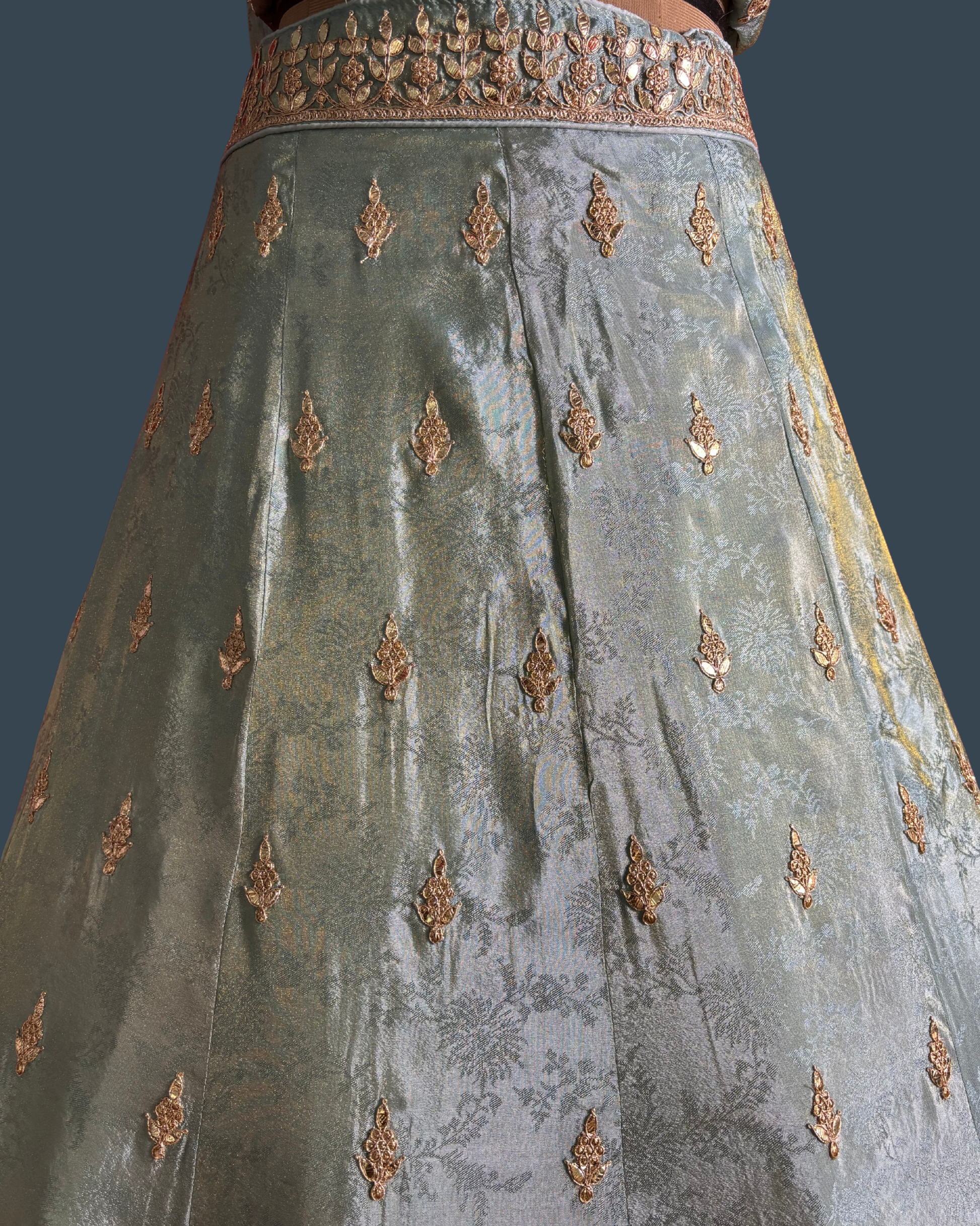 Regal Zari Medallion Silk