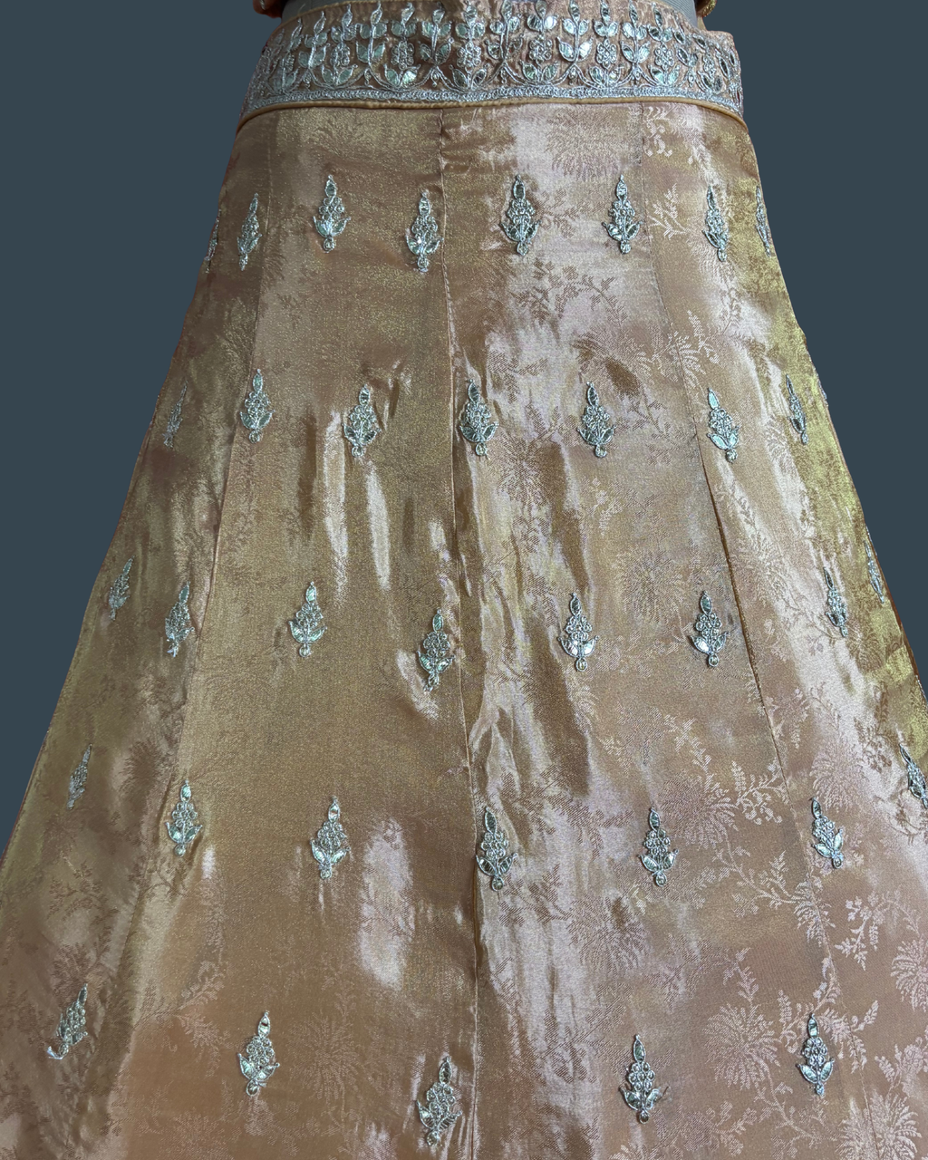 Regal Zari Medallion Silk