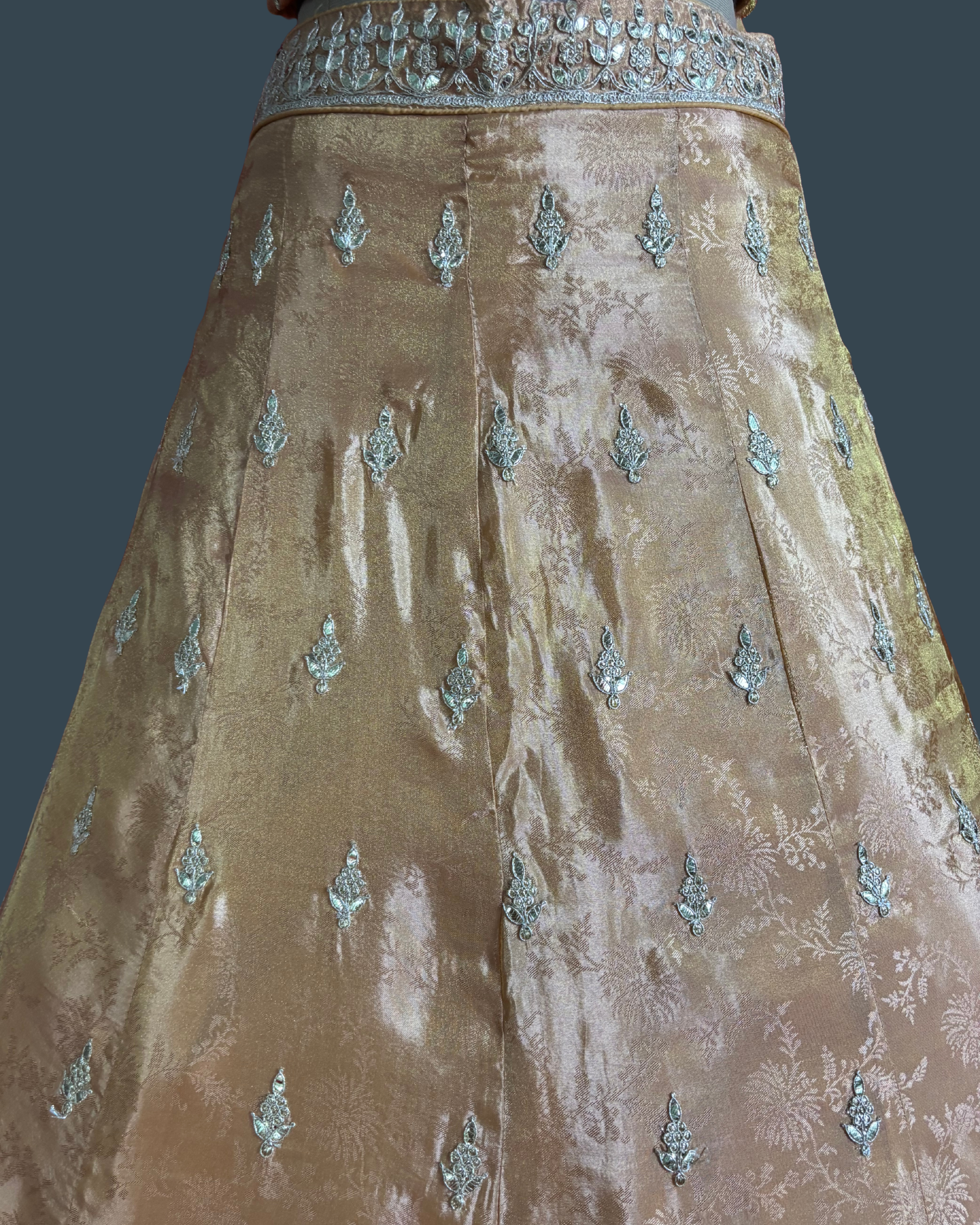 Regal Zari Medallion Silk