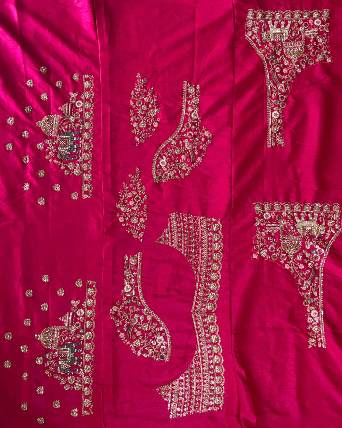 Royal Peacock Heritage  silk Lehenga